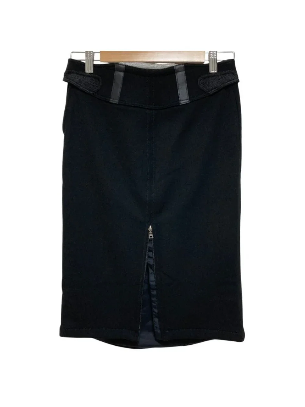 Prada Sports Aja Star Belt Stretch Skirt Black 38